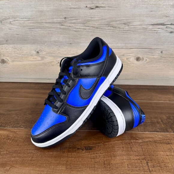 Nike Dunk Low Mens Size 11 Hyper Royal Black White HF5441 401 - Picture 1 of 9